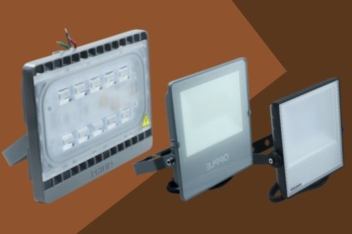 image of a three different types of flood lights